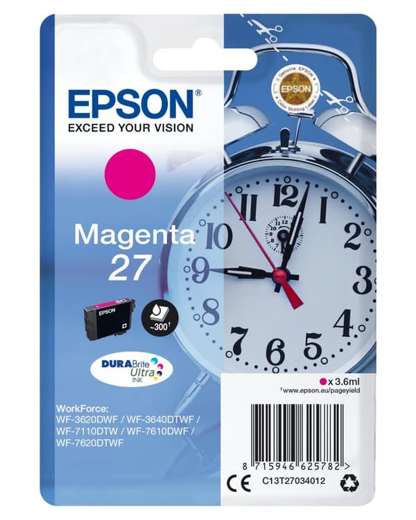 Epson 27 - Bläckpatron / Magenta