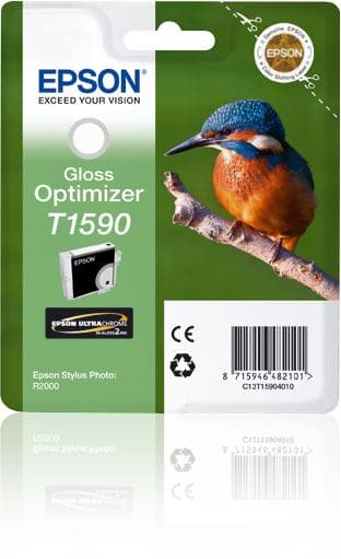 Epson T1590 Gloss Optimizer - Blækoptimeringspatron - 1 - blisterpakning - til Stylus Photo R2000 (C13T15904010)