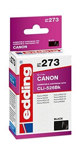 18-273 EDD-273 mustepatruuna 1 x sopii Canon CLi-526Bk Black
