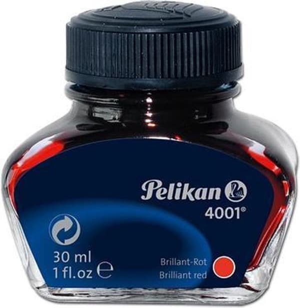 Pelikan 4001 - Blækflaske - 30 ml - Rød