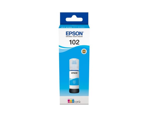 Epson 102 - Bläckflaska - Cyan - 70 ml