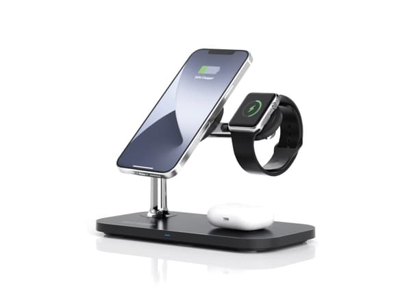 RealPower ChargeAIR Mag, Innendørs, USB, Trådløs lading, Sort Sort