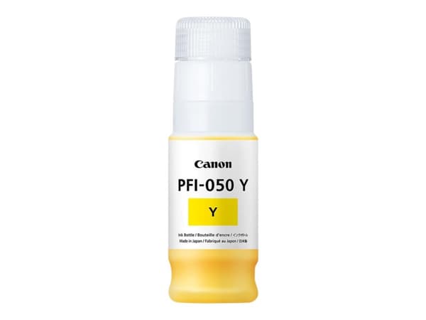 Canon PFI-050Y - 70 ml - gul - original - blekkbeholder - for imagePROGRAF TC-20