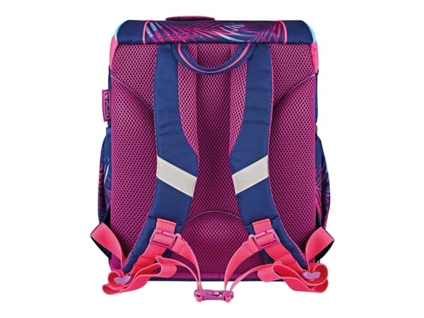 Herlitz UltraLight Plus Tropical Chill, Pennfack, Pencil pouch, Skolväska, Sport bag, Flicka, Grundskola, Ryggsäck, 15 l, Framficka, Sidoficka