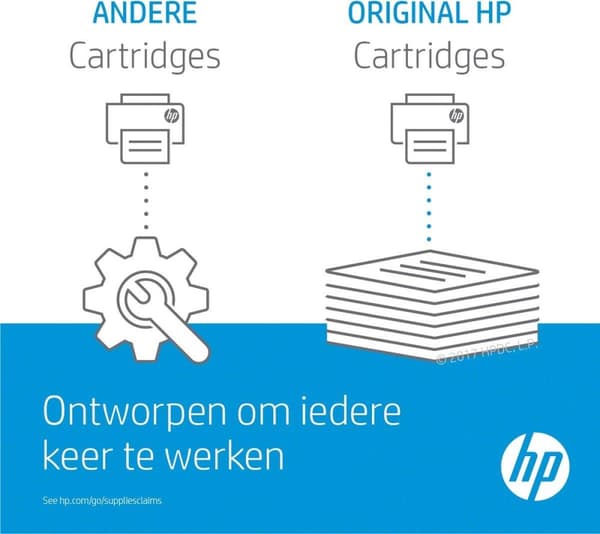 HP 953XL sort original blækpatron med høj kapacitet
