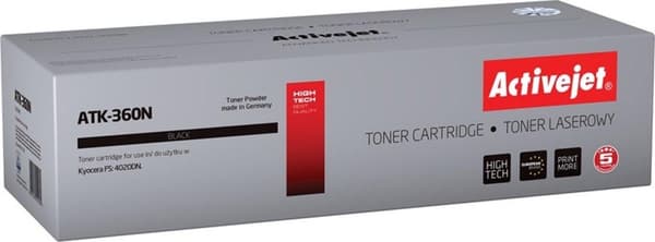 Activejet ATK-410N toner til Kyocera printer; Kyocera TK-410 erstatning; Supreme; 15000 sider; sort