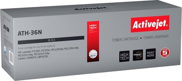 Activejet ATH-37NX toner (erstatning for HP CF237X; Supreme; 25000 sider; sort)