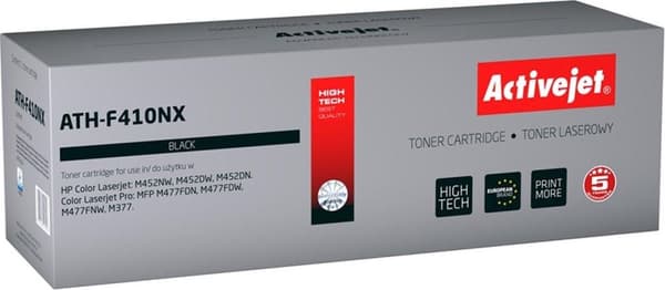 Activejet ATH-F412N toner (erstatning for HP 410A CF412A; Supreme; 2300 sider; gul)