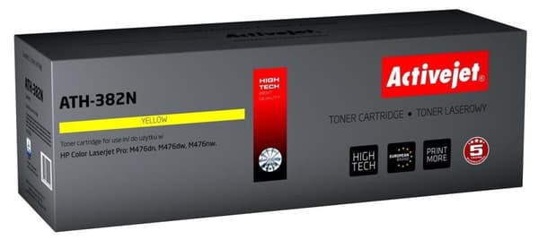 Activejet ATH-381N toner (ersättning för HP 312A CF381A; Supreme; 2700 sidor; cyan)