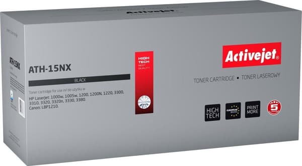 Activejet ATH-15NX toner (ersättning för HP 15X C7115X, Canon EP-25; Supreme; 4200 sidor; svart)