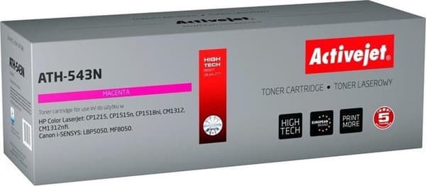 Activejet ATH-543N toner (erstatning for HP 125A CB543A, Canon CRG-716M; Supreme; 1600 sider; magenta)