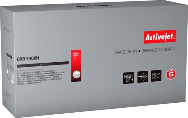 Activejet DRB-3400N trumma (ersättning för Brother DR-3400; Supreme; 50 000 sidor; svart)