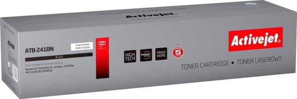 Activejet ATB-241BN toner til Brother printer; Brother TN-241BK erstatning; Supreme; 2500 sider; sort