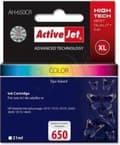 Pikkukuva 2 / 5: Activejet AH-650CR -muste HP-tulostimeen; HP 650 CZ102AE -vaihtokasetti; Premium; 21 ml; väri