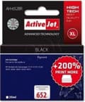Pikkukuva 3 / 5: Activejet AH-652BR -muste HP-tulostimeen; HP 652 F6V25AE -vaihtokasetti; Premium; 20 ml; musta