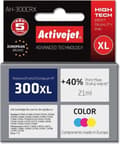 Miniatyrbillede 2 af 6: Activejet AH-300CRX-blæk (erstatning for HP 300XL CC644EE; Premium; 21 ml; farve)