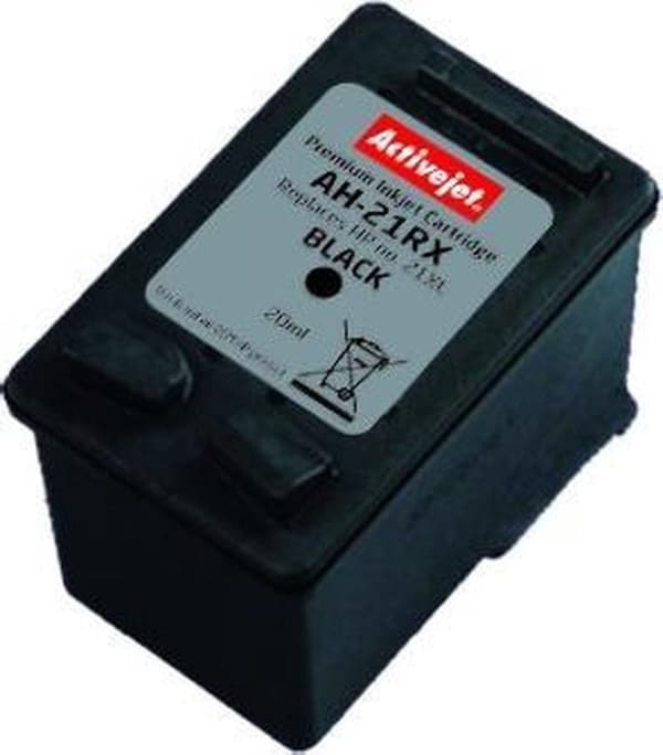 Activejet AH-21RX-blæk (erstatning for HP 21XL C9351A; Premium; 20 ml; sort)