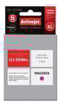 Miniatyrbild 3 av 5: Activejet ACC-551MN bläckpatron (ersättning för Canon CLI-551M; Supreme; 15 ml; magenta)