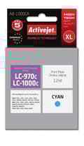 Miniatyrbild 4 av 6: Activejet AB-1000CN bläck för Brother-skrivare; Brother LC1000/LC970C ersättning; 36 ml; cyan