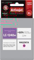 Miniatyrbild 1 av 6: Activejet AB-1240MNX-bläck (ersättning för Brother LC1240M/1220M; Supreme; 12 ml; magenta)