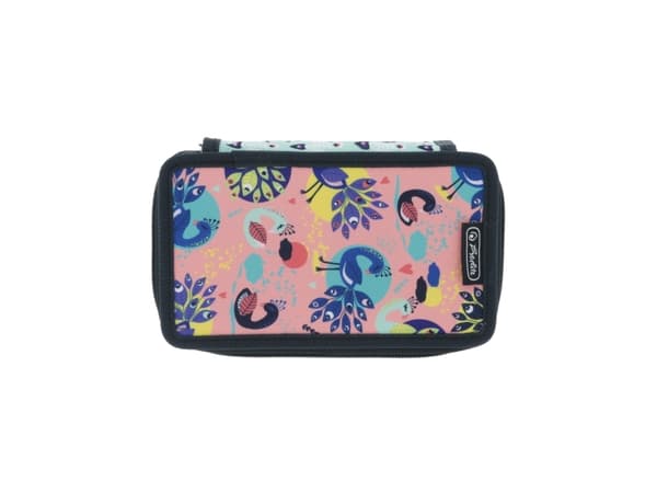 Herlitz TriCase Fancy Peacock, 31 kpl, Monivärinen, Polyesteri, Kuvio, 190 mm, 70 mm