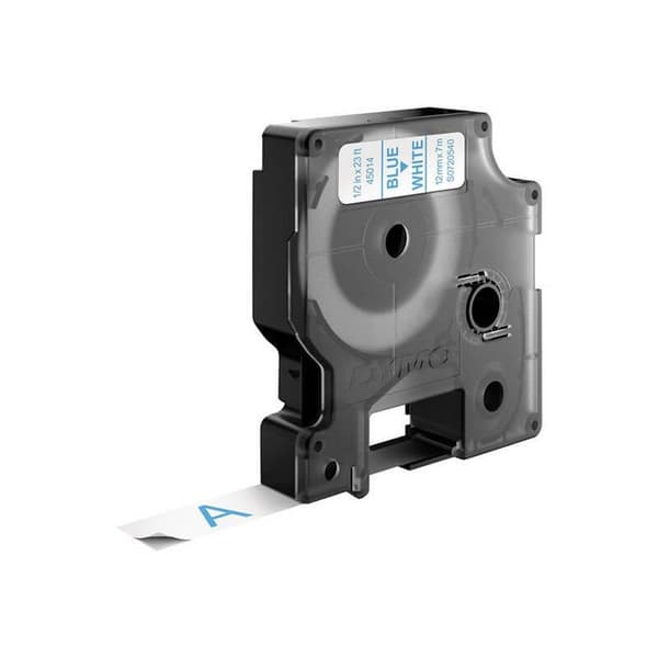 dymo Färgband S0720540 45014 12mm Blå på Vit