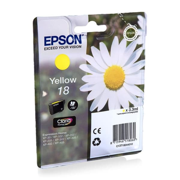 Epson T180440 Original Gul 3,3ml
