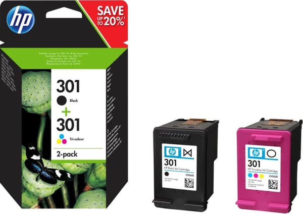 HP 301 Bw And Kl Action Pack N9j72ae
