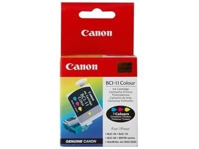 Canon BCI-11 - 3 pakker - gul, cyan, magenta - original - blekktanker - for BJ-30; BJC-50, 55, 70, 80, 85