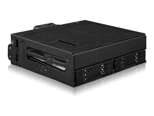 ICY Dock ToughArmor MB105VP-B - Hus til lagringsenhed - robust - 2,5" - NVMe PCIe - U.2, U.3 - sort