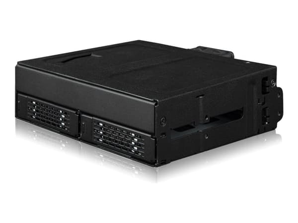 ICY Dock ToughArmor MB105VP-B - Hus til lagringsenhed - robust - 2,5" - NVMe PCIe - U.2, U.3 - sort