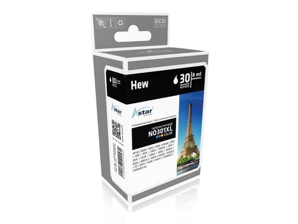 Astar AS15546, Väriainepohjainen muste, 8 ml, 330 sivua