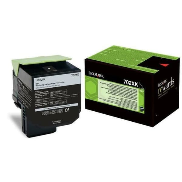 Toner Lexmark 702XK R Sort