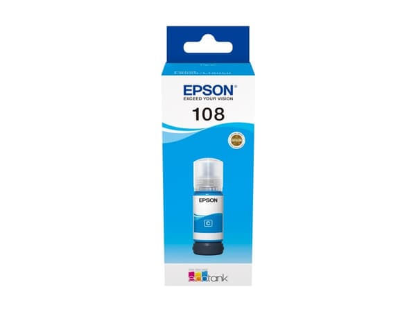 Epson EcoTank 108 - 70 ml - cyan - original - blekkpåfylling