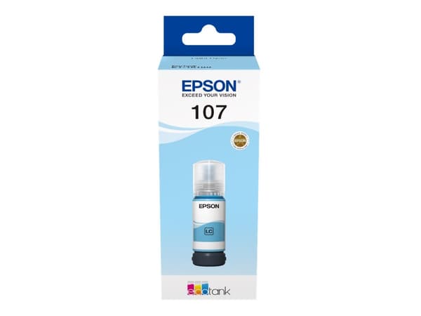 Epson EcoTank 107 - 70 ml - lys cyan - original - blekkrefill - for EcoTank ET-18100