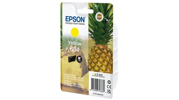 Epson 604 bläckpatron 1 st. Original Normal kapacitet Gul