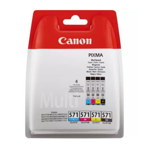 Canon Bläck 0386C005 CLI-571 Multipack