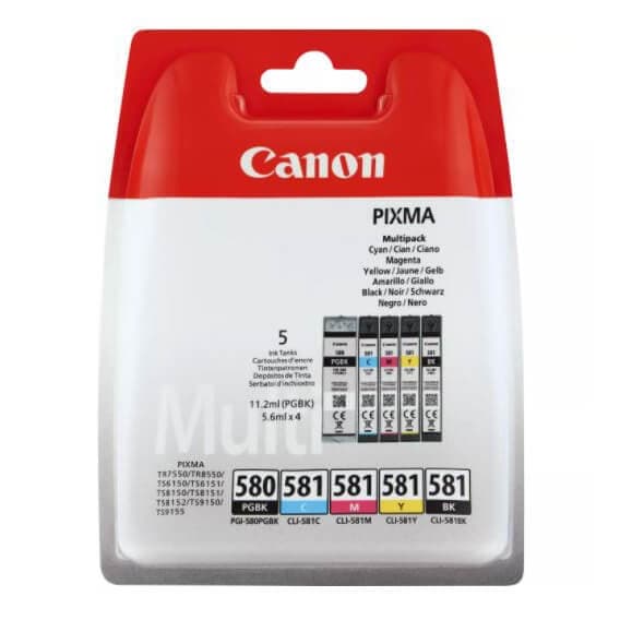 Canon Bläck 2078C005 PGI-580/CLI-581 Multipack