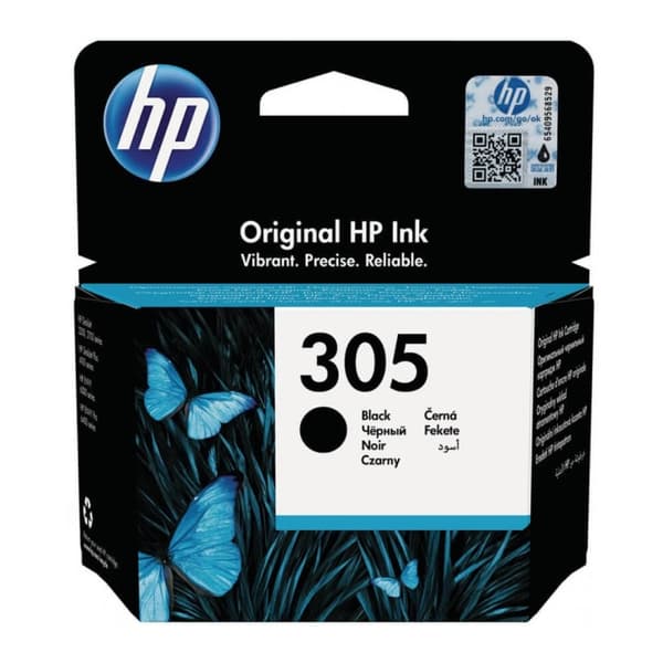 HP Musteet 3YM61AE 305 Musta
