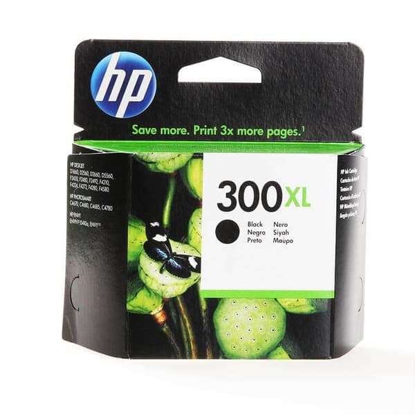 HP Blekk CC641EE 300XL Svart