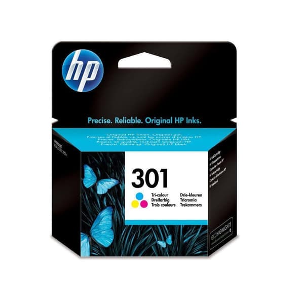 HP Blæk CH562EE 301 Tri-colour Cyan Magenta Gul