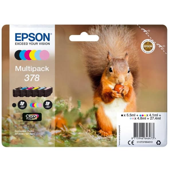 Epson T378 Original 378 Sæt A 6