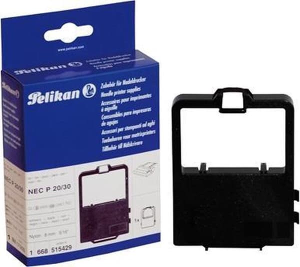 pelikan storlek 668 - svart - band - för NEC Pinwriter P20, P22Q, P2Q, P2X, P3200, P32Q, P3300, P3Q
