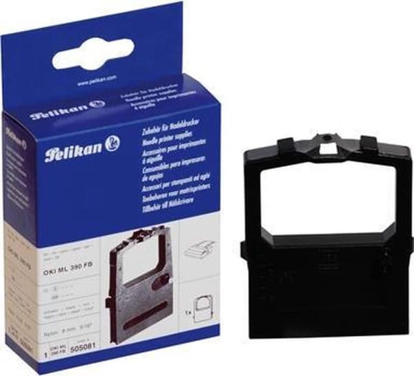 Pelikan - sort - 8 mm x 1,8 m - bånd - til OKI Microline 390 FB