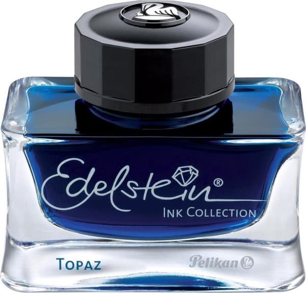 Pelikan bläck "Edelstein Ink Topaz" i glas, 50 ml Stroke färg: blå-violett, för högkvalitativa reservoarpennor med (339382)