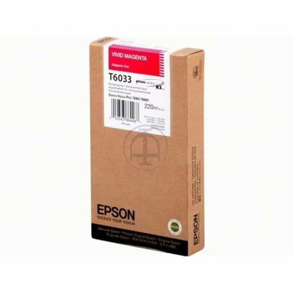 Original blækpatron Epson C13T603300 Sølvfarvet Magenta