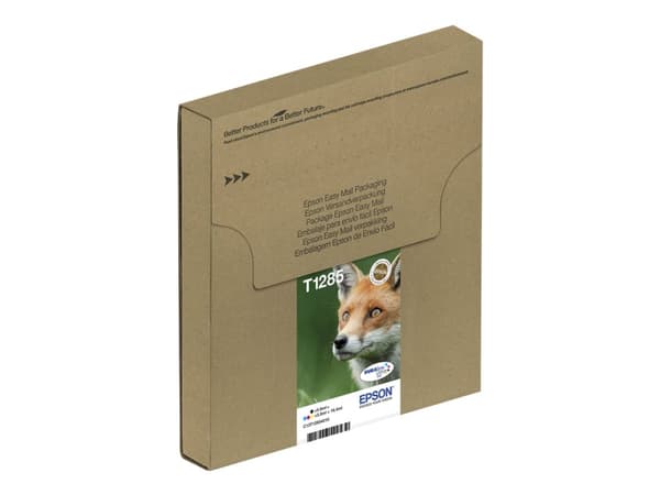 Epson T1285 Easy Mail Packaging - 4-pack - svart, gul, cyan, magenta - original - boks - blekkpatron - for Stylus S22, SX130, SX230, SX235, SX430, SX