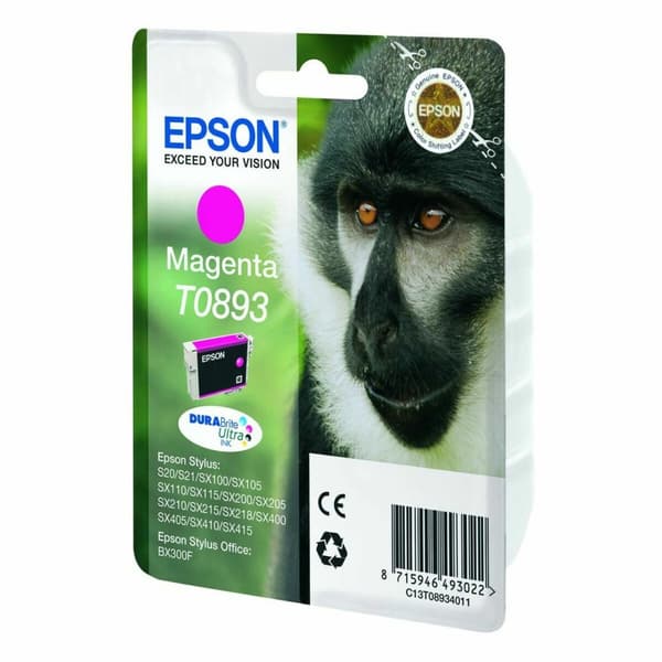 Original Bläckpatron Epson T0893 Magenta