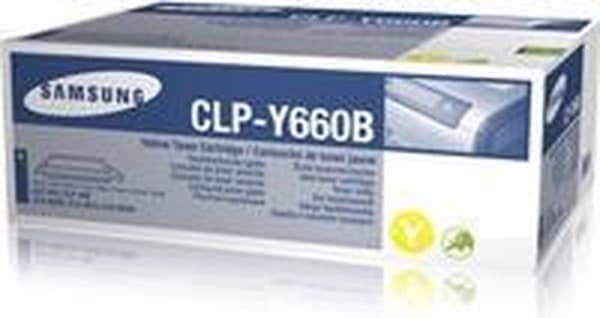 Samsung Toner CLP-Y660B - Gul - Kapacitet: 5.000 sider (CLP-Y660B/ELS)