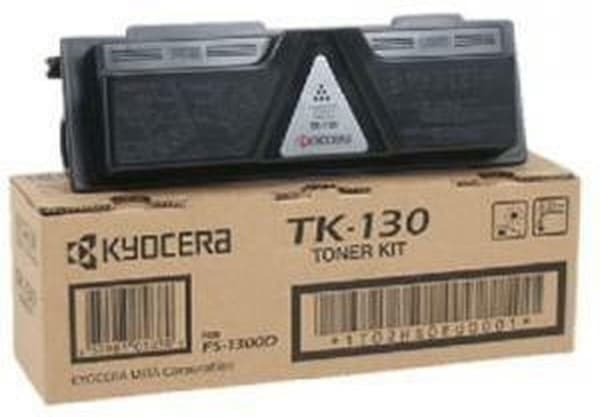 Kyocera TK 130 - musta - alkuperäinen - värikasetti - malleihin Kyocera FS-1028, FS-1128, FS-1300, 1350